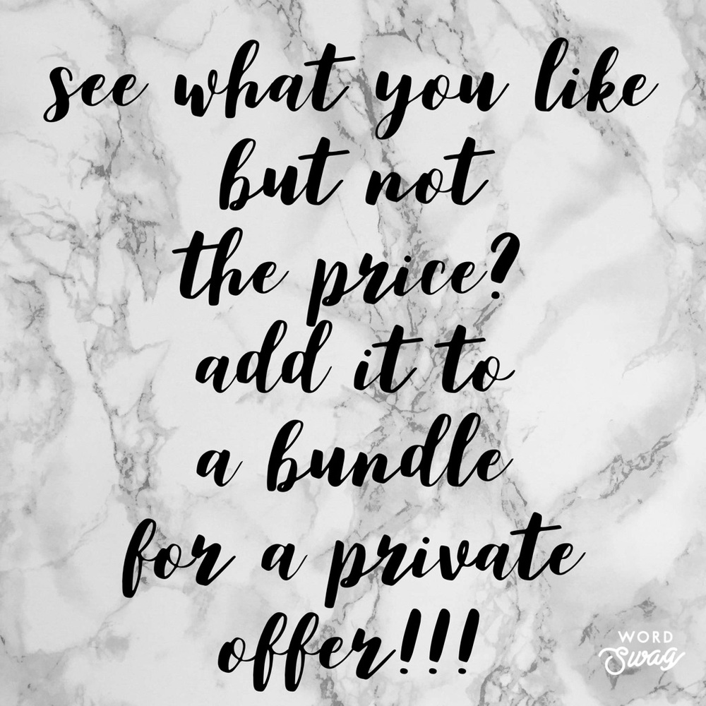 Bundle for a private offer!